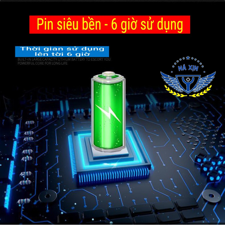 [Deal Sốc] Đèn Pin Đội Dầu - Đèn Pin Siêu Sáng Tích Điện Chống Nước - 6 Chế Độ Sáng Phối Hợp - Kết Hợp Cảm Ứng [DD01]