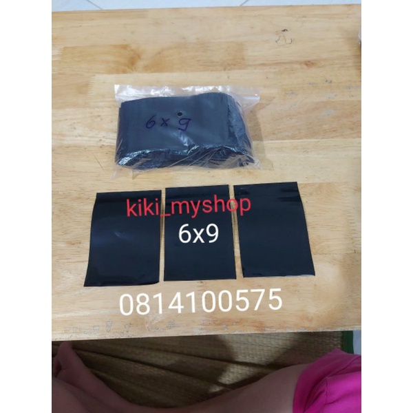 100c Túi zip mini MÀU ĐEN hai mặt nhiều size