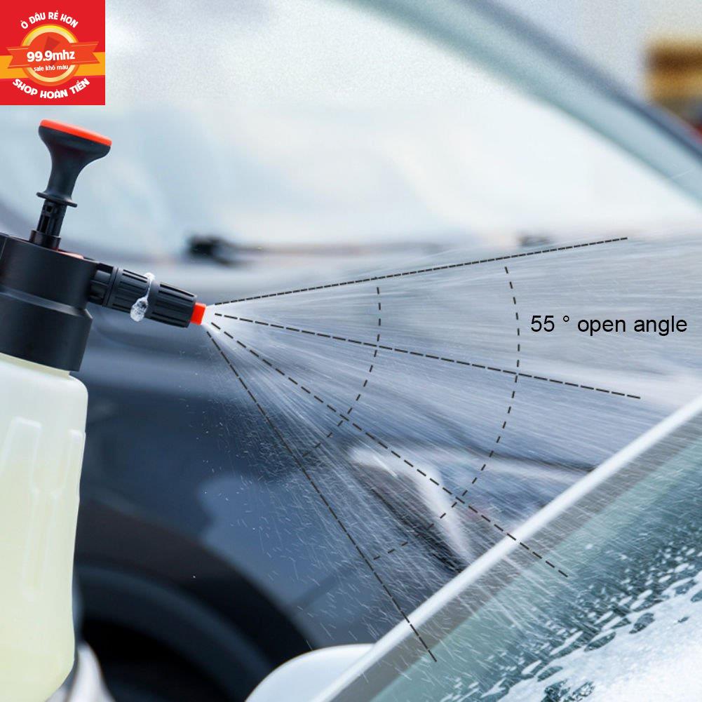 Bình Xịt Bọt Tuyết Cầm Tay Rửa Xe Tiện Lợi Bình Rửa Xe Bọt Tuyết 2 Lít Có Nhiều Đầu Xịt