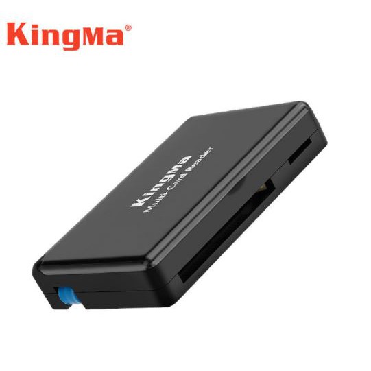 Đầu đọc thẻ nhớ kiêm hộp đựng thẻ SD/CF/MicroSD; đầu USB 3.0 - hàng chính hãng Kingma