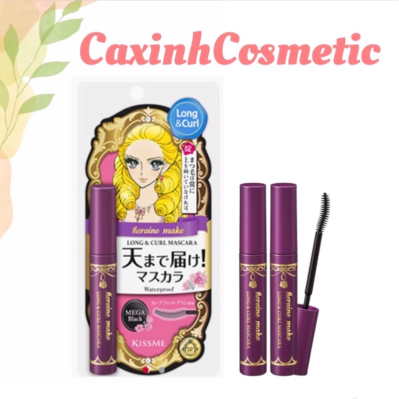 Mascara kissme  heroin make EX - Long and Curl 6g phiên bản Hàn Quốc