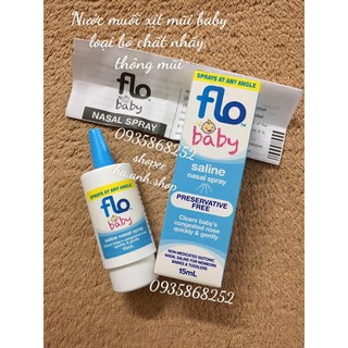 Xịt mũi cho bé FLO Baby 15ml