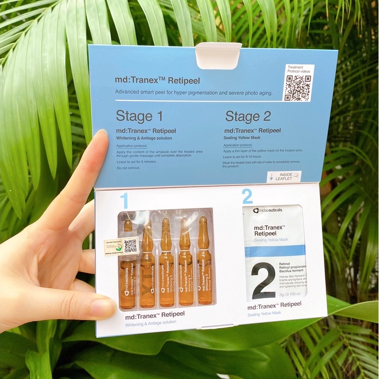 Tinh Chất Thay Da Sinh Học Peel Giảm Nám, Trắng Sáng & Tái Sinh Làn Da Md: Tranex Retipeel Md:ceuticals
