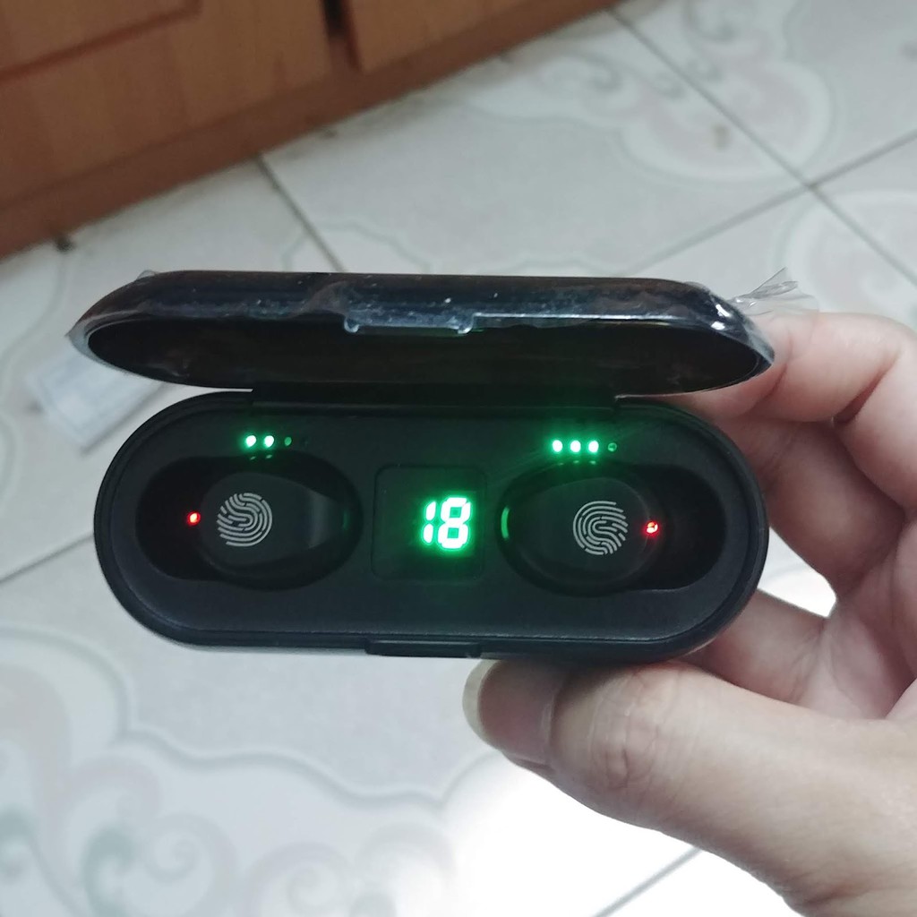 Tai Nghe Nhạc Bluetooth AMOI F9 Bản Nút Cảm Ưng Bluetooth 5.0 | BigBuy360 - bigbuy360.vn