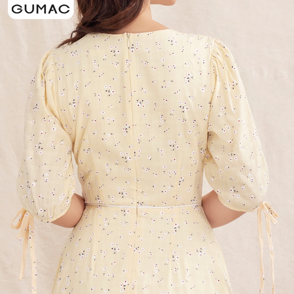 Đầm hoa phối viền DA1091 GUMAC | BigBuy360 - bigbuy360.vn