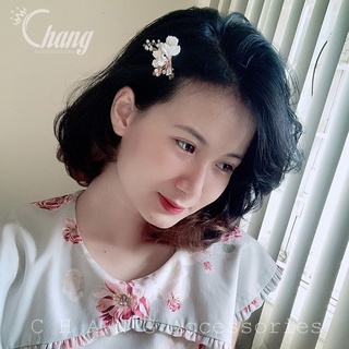 Kẹp tóc nữ xinh - phụ kiện cài tóc nữ thiết kế handmade cao cấp