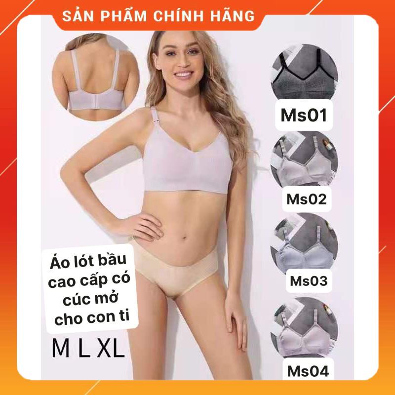 Áo lót bầu bra chống chảy sệ cho bà bầu♻️Áo bra bầu cao cấp kháng khuẩn hàg loại 1 chất cotton siêu mát