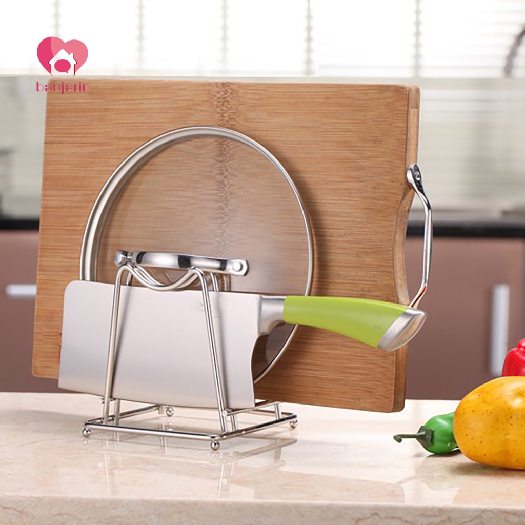 Giá Đỡ Thớt / Nắp Nồi / Dĩa Ráo Nước Chống Gỉ Siêu Bền Cho Nhà Bếp