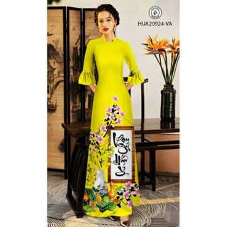 vải áo dài tết