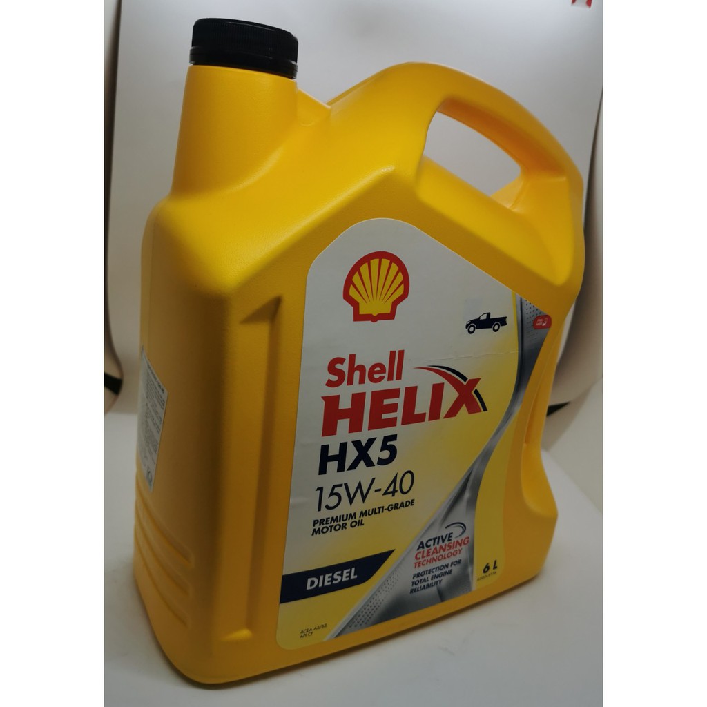 Dầu nhớt động cơ diesel Shell Helix HX5 15W40 6Lít ( MẪU MỚI)