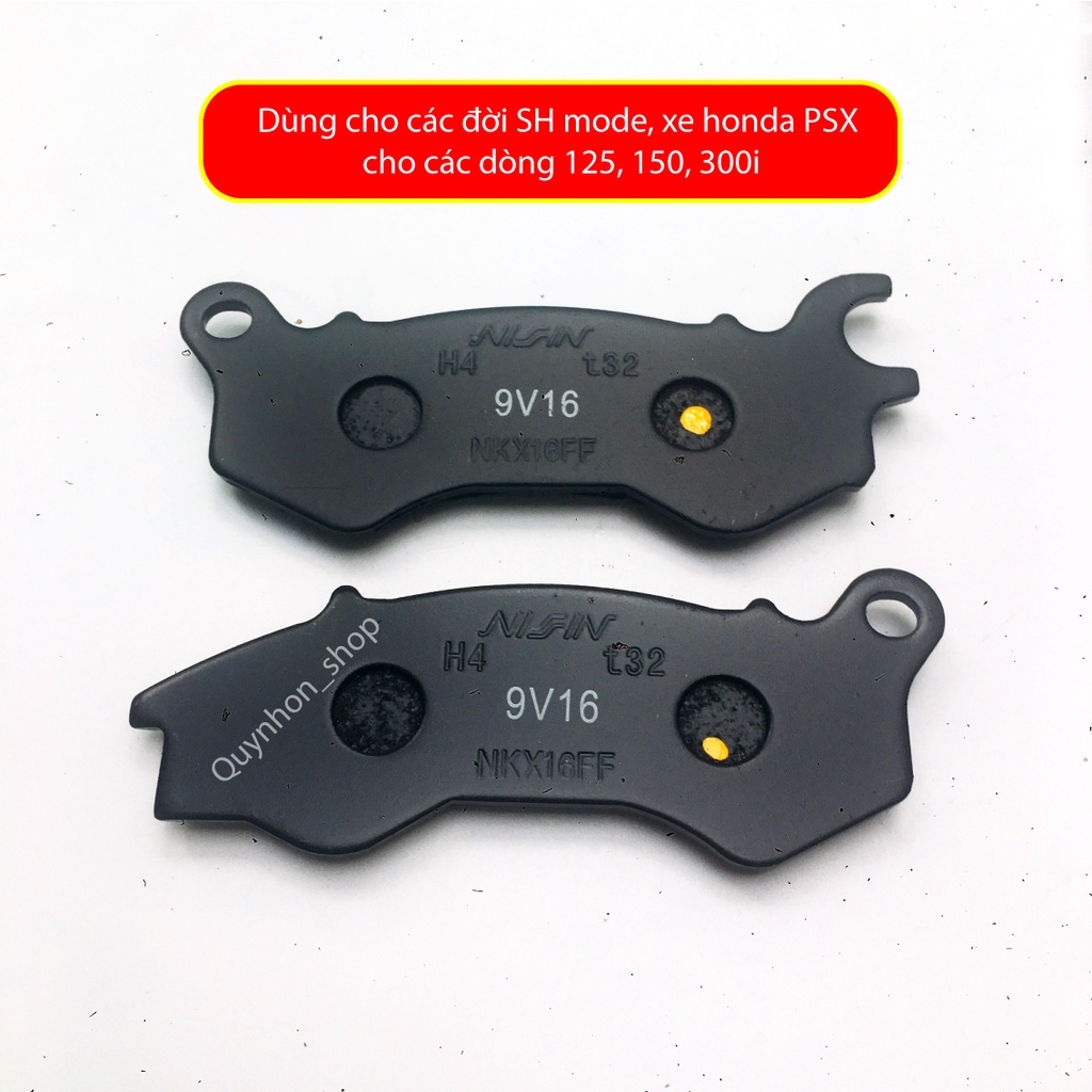 Bố thắng má phanh đĩa xe máy SH mode bánh trước 125cc, 150cc, 300i