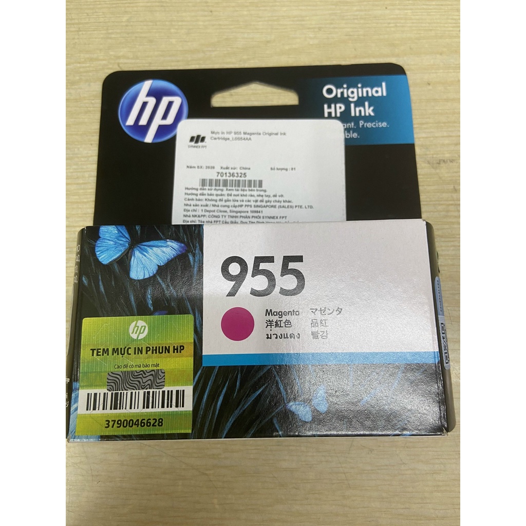 Bộ mực in phun hp 955 dùng cho máy Hp 8210/ 8710/ 8720/ 8730/ 8740/ 8745 - hàng chính hãng