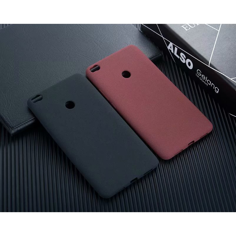 Ốp điện thoại nhám màu trơn thời trang cho Xiaomi Mi Max 2