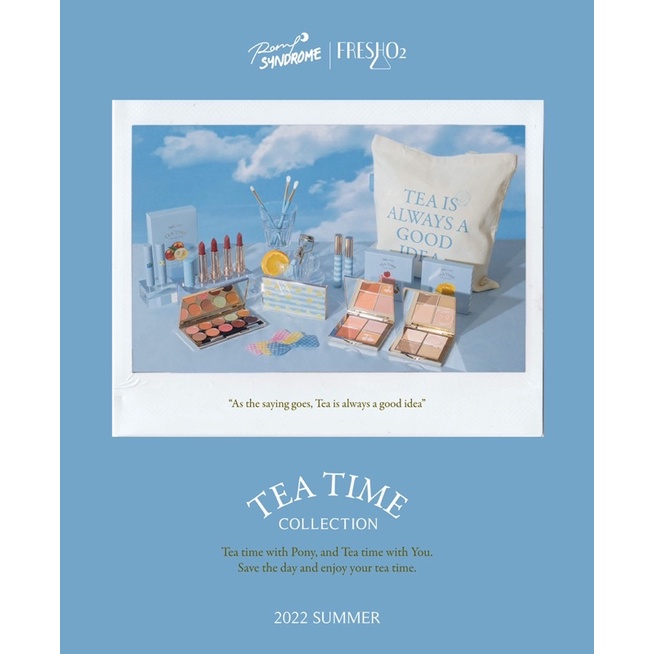Bảng phấn mắt, phấn má, concealer Pony Syndrome 🫖 Tea Time with Pony limited edition