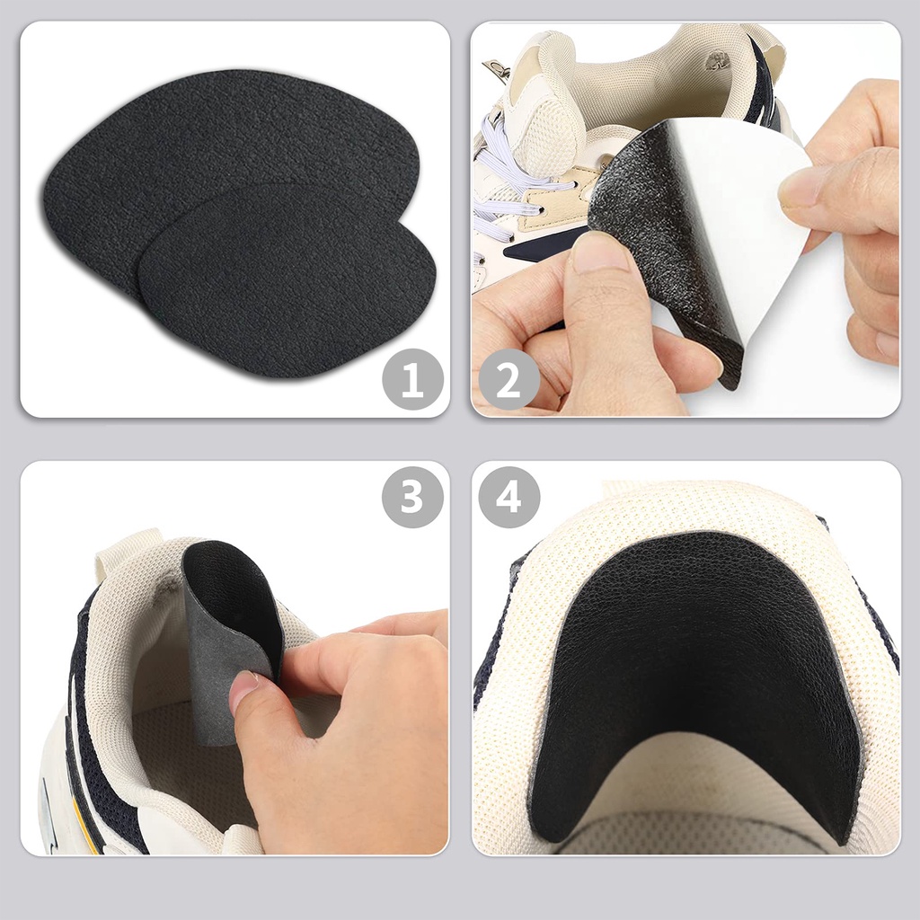 Bộ 4 Miếng Dán Sửa Chữa Giày Cao Gót / Lỗ Giày Da / Giày Cao Gót Tiện Dụng