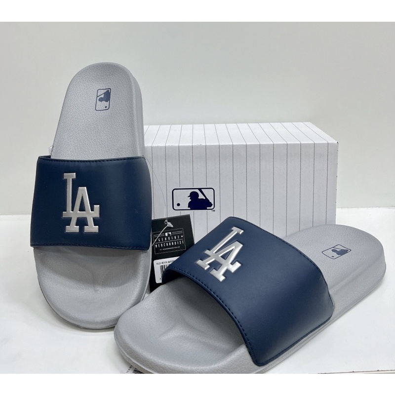 DÉP MLB NỘI ĐỊA HÀN - DÉP QUAI NGANG UNISEX NAM NỮ FULLBOX - HÀNG CÓ SẴN