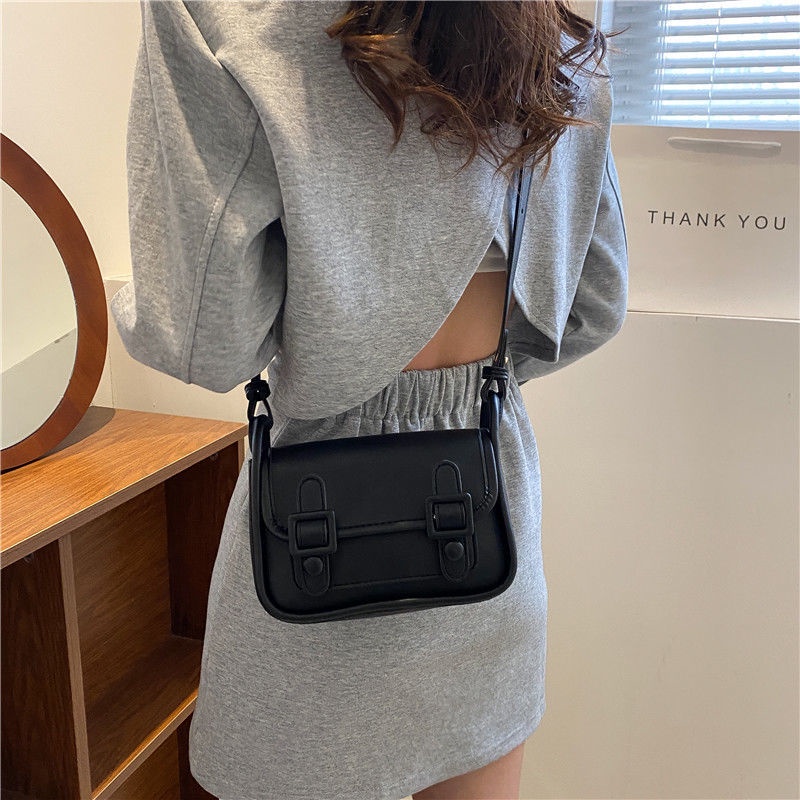 Cambridge bag for women 2022 new fashion contrast color small square French niche underarm bag all-match ins messenger bag