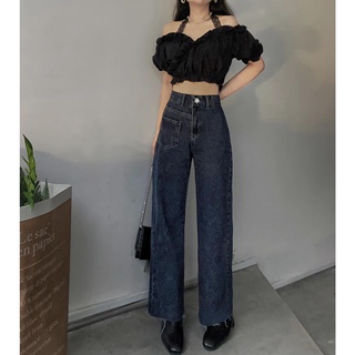 The fance | quần jeans darkness widen