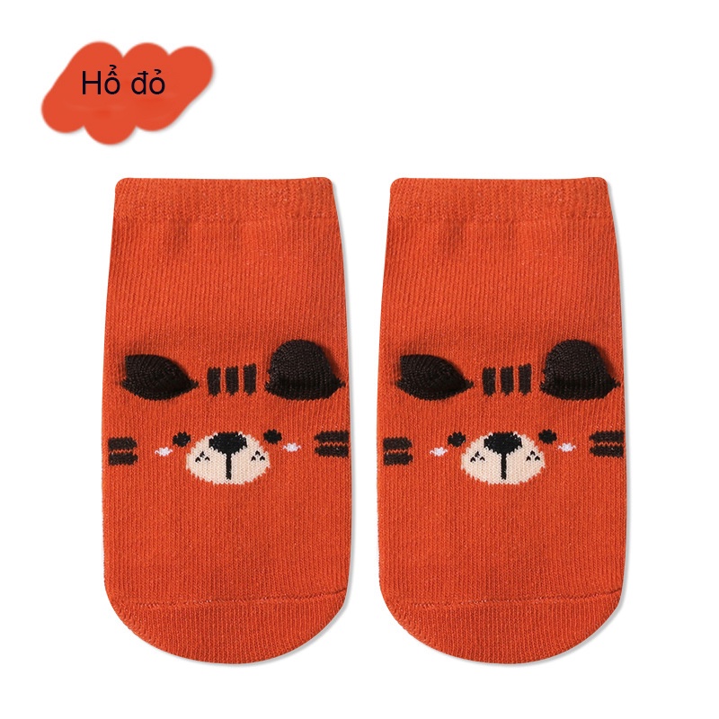 Tất trẻ em, tất chống trơn trượt cho bé Kids Socks thoáng khí hoạ tiết đẹp