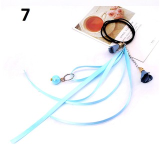 DÂY BUỘC TÓC HOA RƠI PHONG CÁCH TIỂU THƯ