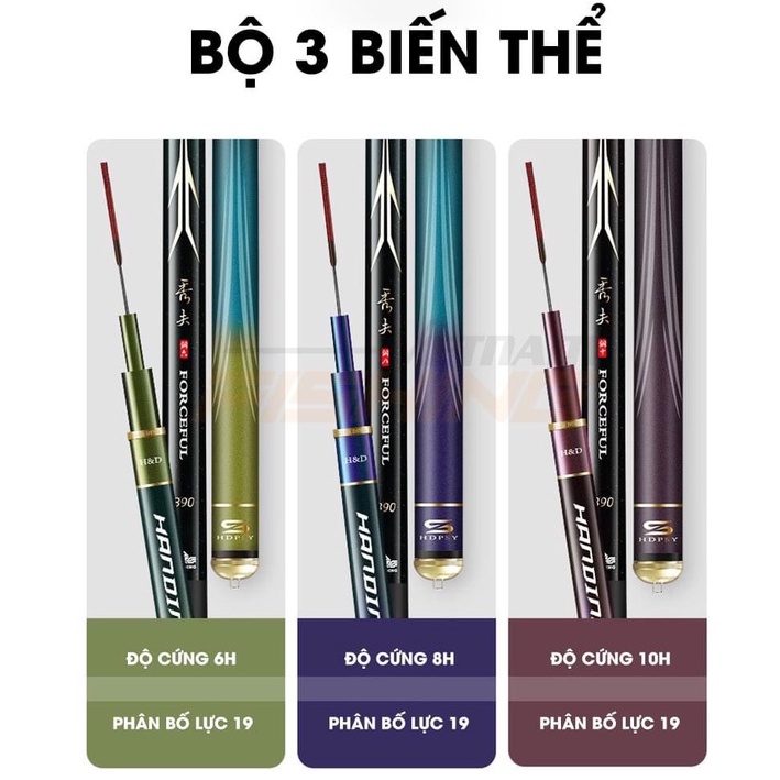 Cần Câu Tay Handing Tú Phu Cường 8H