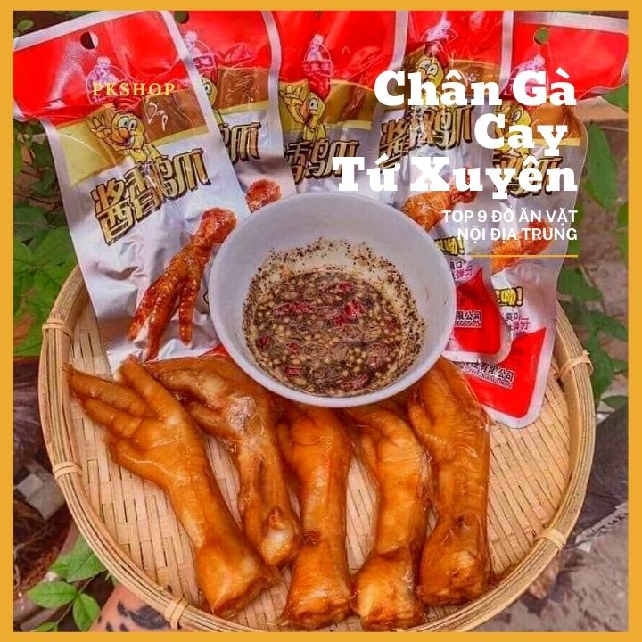 [HOT HIT] Chân Gà Cay Tứ Xuyên Dai Giòn Sừn Sựt/ Top 9 Đồ Ăn Vặt Nội Địa Trung Quốc Siêu Ngon - Gói 32G | BigBuy360 - bigbuy360.vn