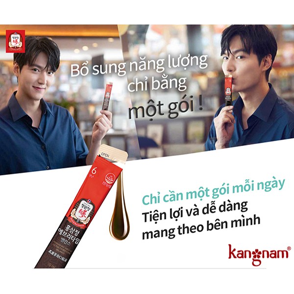 [Mã FMCGM100 - 10% đơn 500K] Tinh Chất Hồng Sâm Pha Sẵn KGC Cheong Kwan Jang Extract Everytime Balance 20 gói