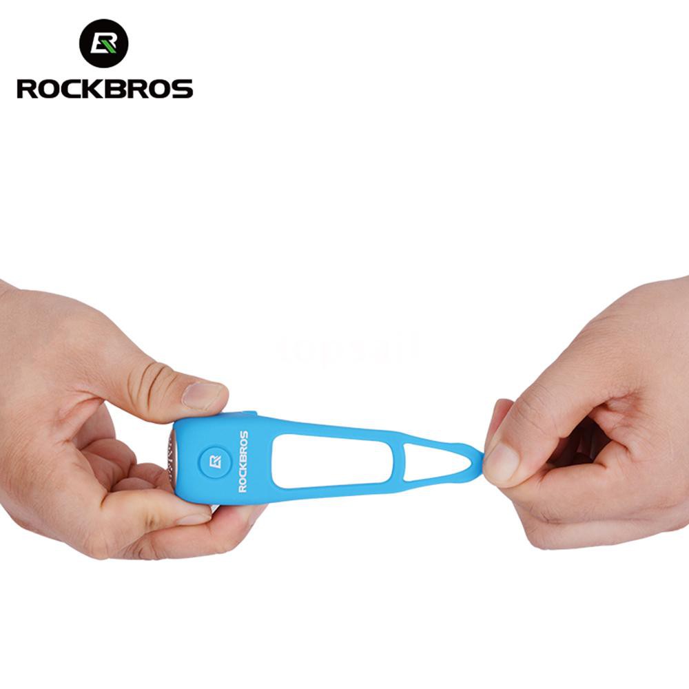 Chuông xe đạp ROCKBROS chạy điện kháng nước mưa vỏ silicon