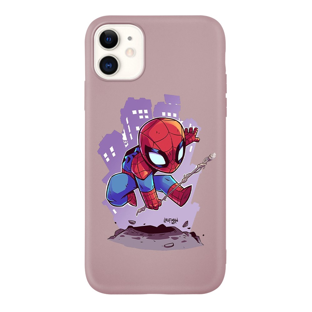 Ốp lưng silicone mềm hình người nhện cho IPhone 6 6s 7 8 Plus X XS XR XSMax 11 11Pro Max | BigBuy360 - bigbuy360.vn