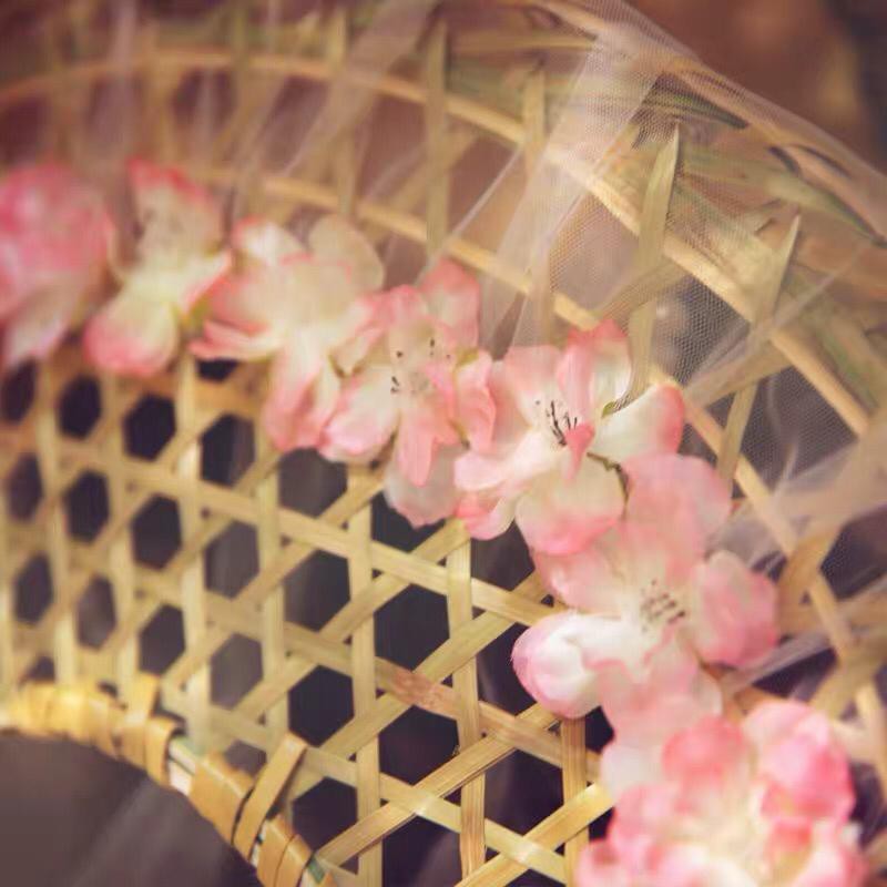 nón cổ trang trang trí  có mạng che