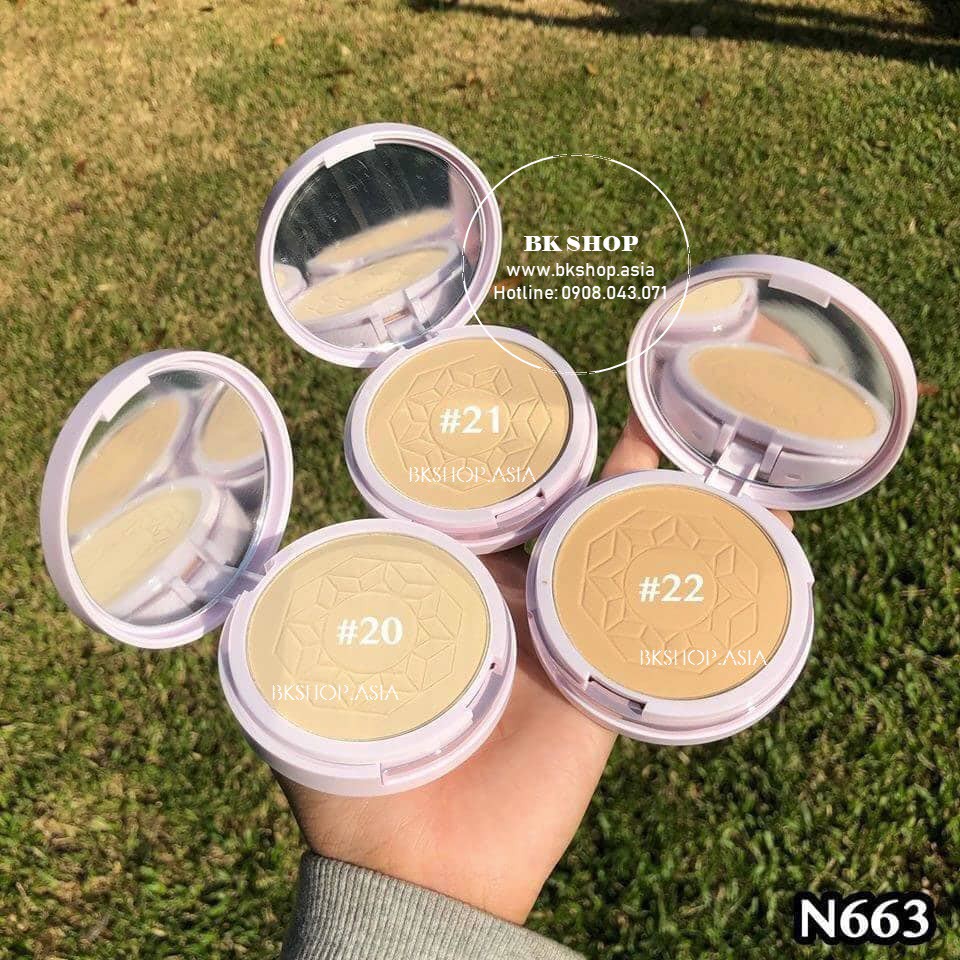 [Thái Lan] Phấn Phủ Kiềm Dầu Mỏng - Mịn Nee Cara Unicorn Pressed N663