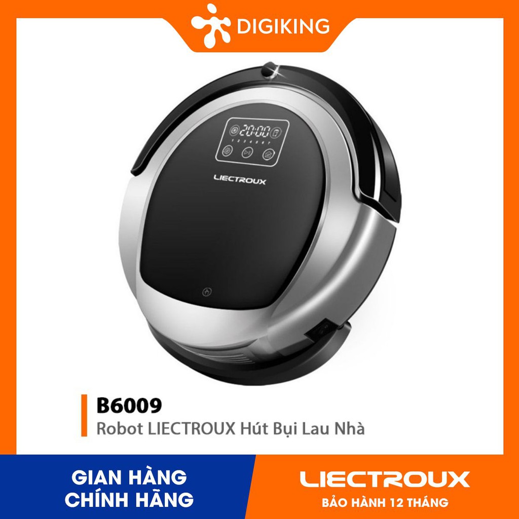 Robot LIECTROUX Hút Bụi Lau Nhà B6009 - Mới 100% - chính hãng - bảo hành 12 tháng