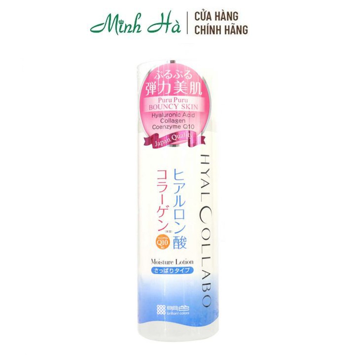 Nước hoa hồng Meishoku Hyalcollabo Emollient Moisture Lotion 180ml giúp dưỡng ẩm và chống lão hóa