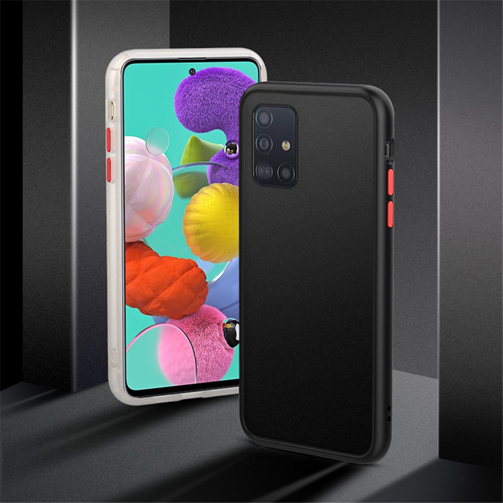 Ốp điện thoại trong suốt mặt nhám chống sốc cho Samsung Galaxy A51 | BigBuy360 - bigbuy360.vn