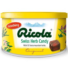 [Mã GRO2405 giảm 10% đơn 250K] Kẹo thảo mộc Ricola Thụy Sỹ hộp thiếc 100g