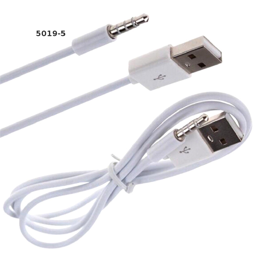 Cáp sạc 5019-5 3.3FT jack âm thanh 3.5mm AUX sang USB 2.0 male cho MP3