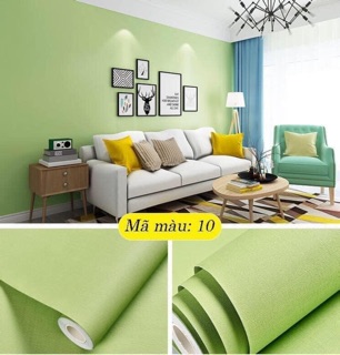 GIẤY DÁN TƯỜNG MÀU XANH CỐM SẦN