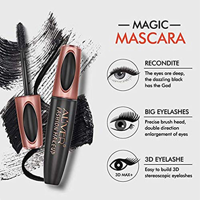 (Hàng Mới Về) Set 2 Mascara Aliver Sợi Tơ 4d Làm Dày Và Dài Mi Tự Nhiên Chống Thấm Nước | BigBuy360 - bigbuy360.vn
