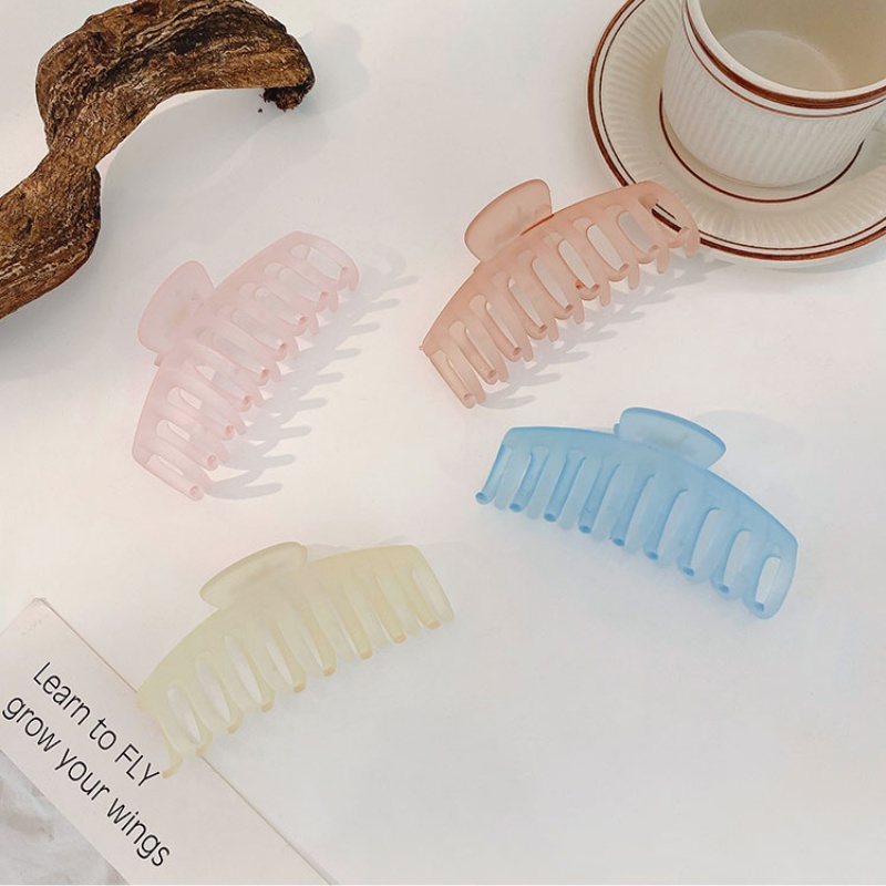 Kẹp tóc bằng resin acrylic đơn giản phong cách thời trang Hàn Quốc