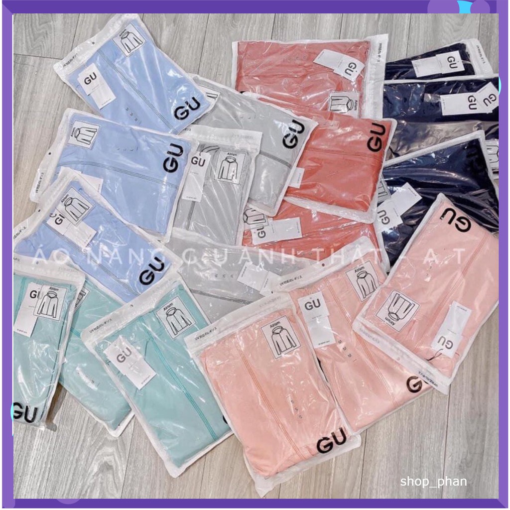 Áo Chống Nắng Gu Liền Khẩu Trang-Túi Khóa 2 Bên Vải Thông Hơi Chống Nóng-Chống Tia UV-Chống nắng