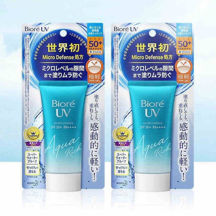 Kem Chống Nắng Biore UV Aqua Rich Watery Essence/Gel SPF50+ PA++++ 50g/90ml