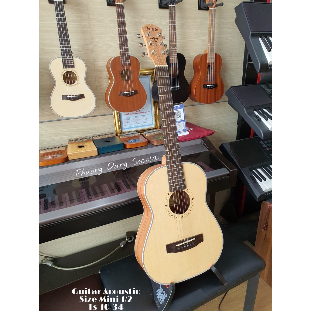 Guitar Acoustic - Size Mini 1/2 - chính hãng Tayste