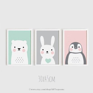 khung ảnh treo tường trang trí phòng cho bé yêu( cả bộ)