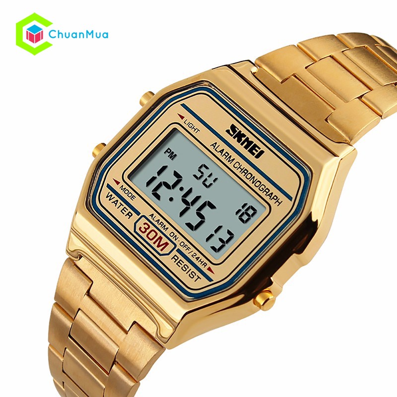 Đồng hồ Trẻ em (có size nữ) Skmei điện tử DHA357 - Vàng/Bạc/Vàng Hồng | BigBuy360 - bigbuy360.vn