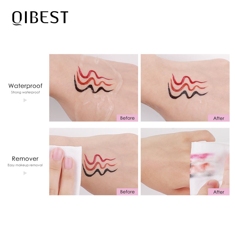 Bút Kẻ Mắt QIBEST Trang Điểm Chống Thấm Nước/Mồ Hôi Sắc Tố Cao 7g | BigBuy360 - bigbuy360.vn