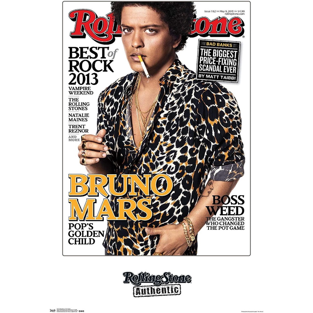 Poster tường Rolling Stone Bruno Mars