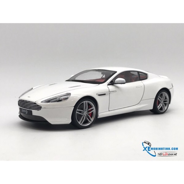 Xe Mô Hình Aston Martin Db9 1:18 Welly-Fx (Trắng)