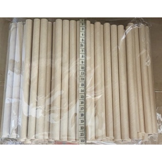 Ống hút giấy phi 8 dài 21cm (100 ống/1 túi)