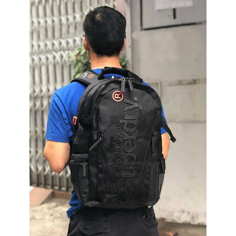 Balo Superdry Buff Tarp Camo Black