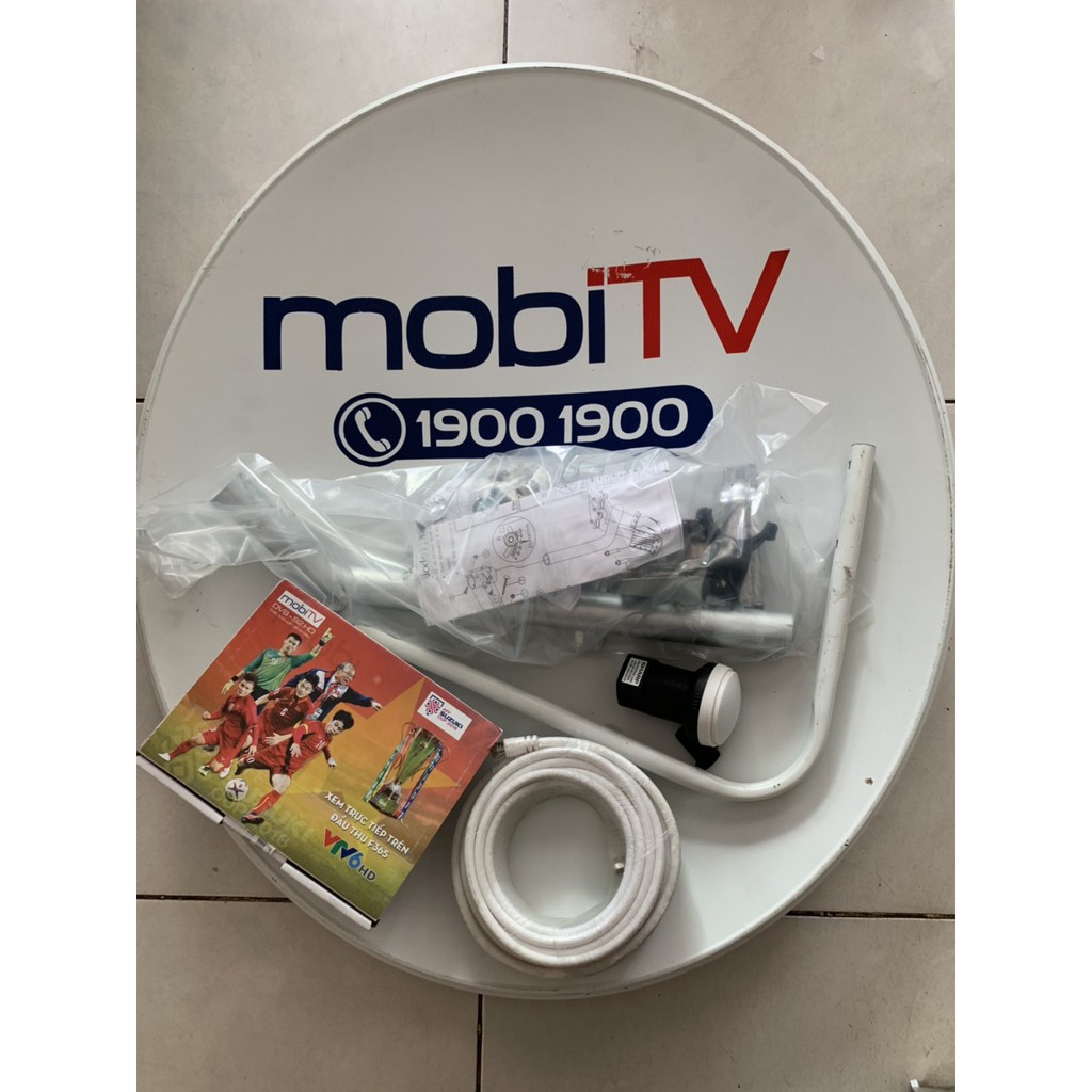Trọn Bộ Đầu Thu MobiTV F365 S2 HD có 3 tháng thuê bao Dùng Chảo Xem VTV3,6, TodayTV, THVL1,2, HTV3 Miễn Phí